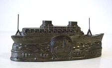 Antike seltene Spardose Metall