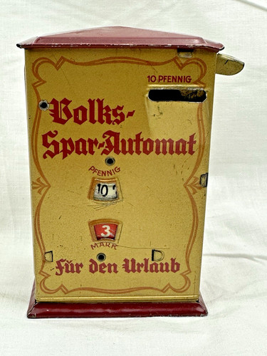 Antiker volks spar automat - volks,