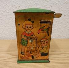 30er 40er  Spardose Blech