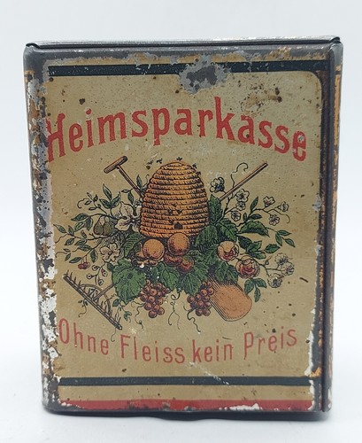 Alte blech spardose - alte,