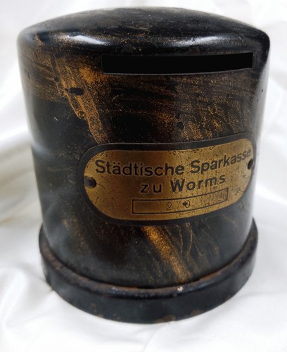 Alte metall spardose - metall,