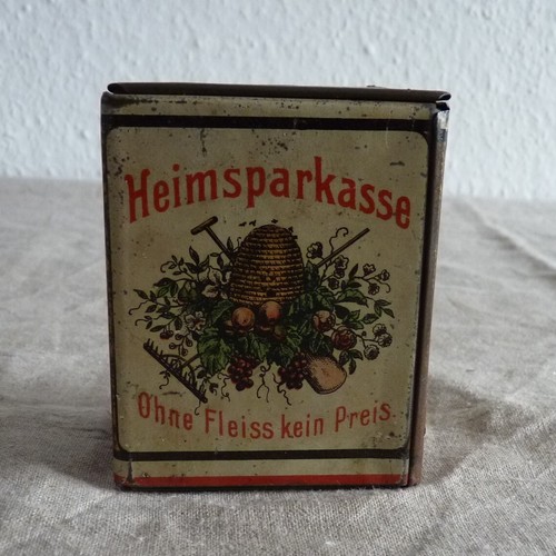 Alte heimsparkasse blech - alte,