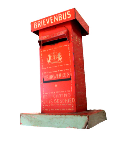 Alte briefkasten spardose - alte,