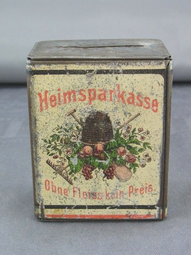 Alte spardose metal - metal, ca